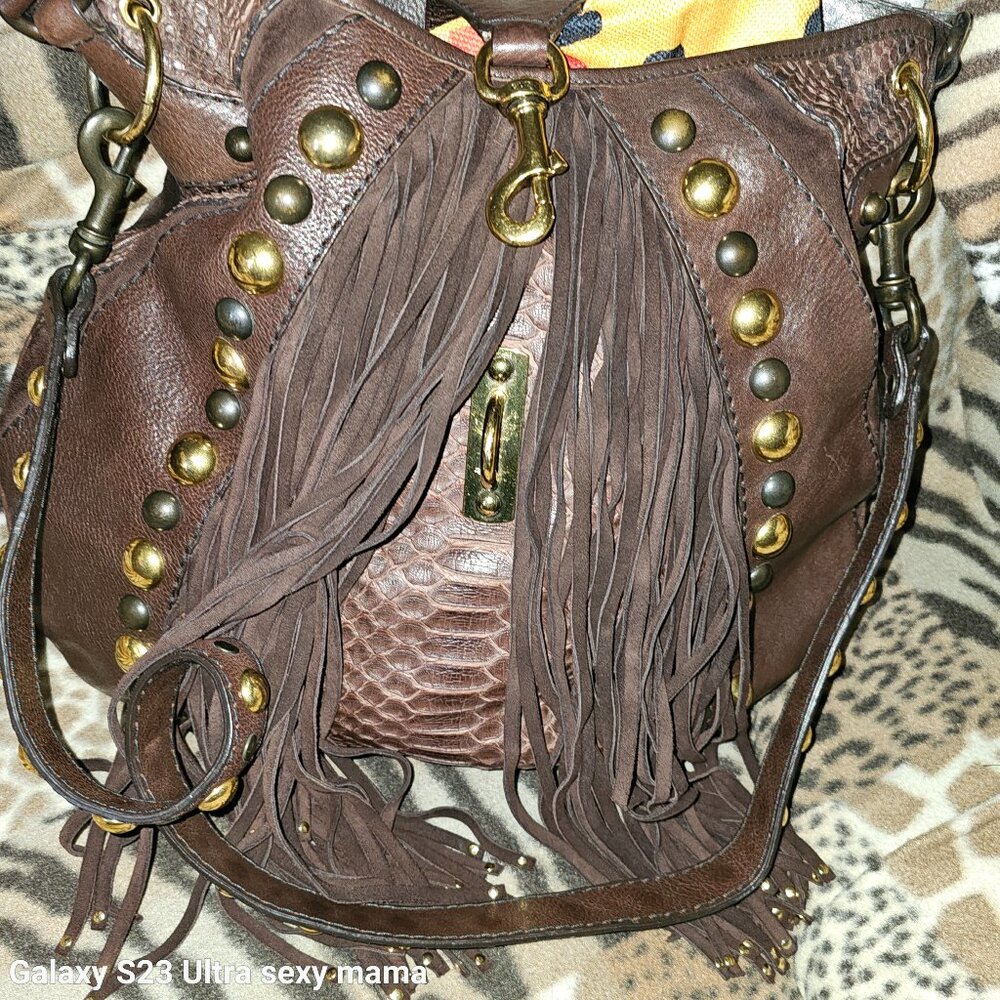 Gucci snakeskin bag